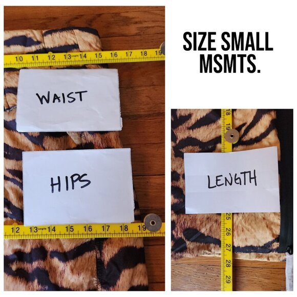 H&M Innovation Co-Exist Story Padded Recycled Nylon Tiger Stripe Skirt - Picture 9 of 10